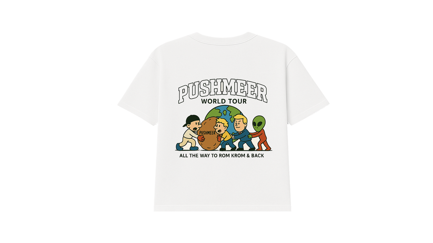 Pushmeer Varsity Tee